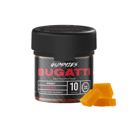 BUGATTI GUMMIES - 120MG - MANGO 10PCS - MIXED BLEND