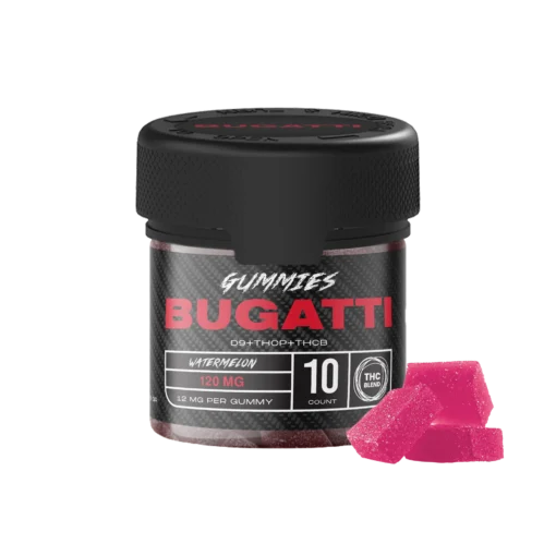 BUGATTI GUMMIES - 120MG - WATERMELON 10PCS - MIXED BLEND